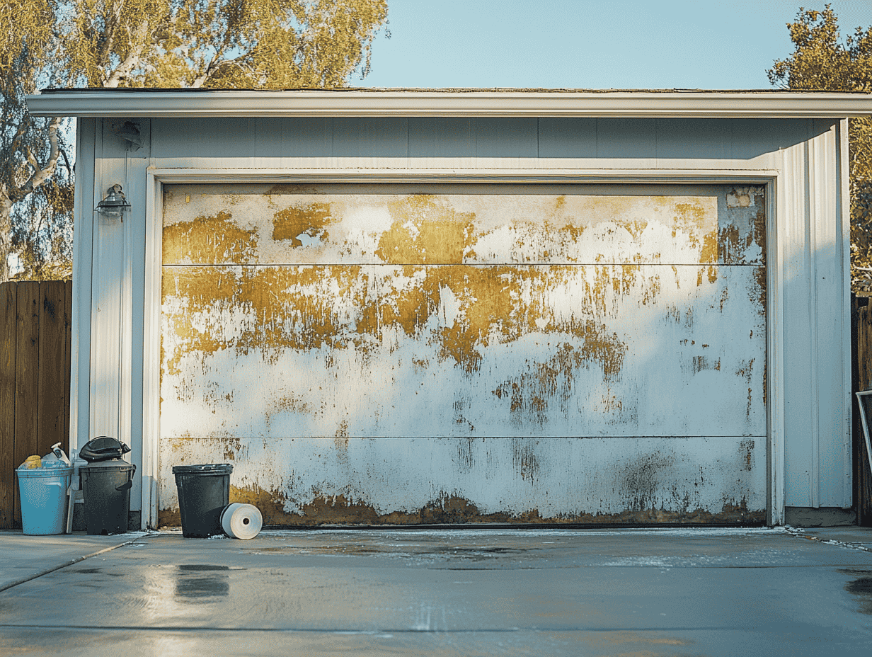 Section header: Preparing your garage door for painting