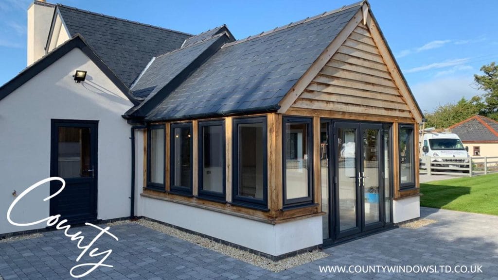 Single-storey extensions by County Windows