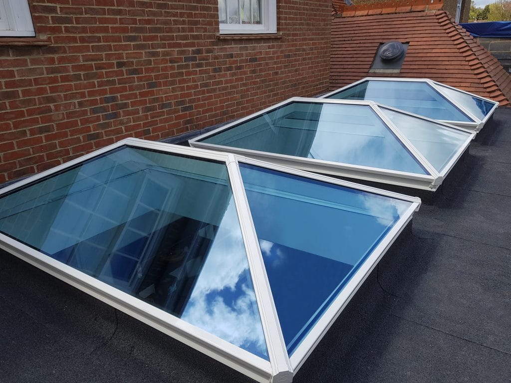 Product photo: Three Korniche Roof Lanterns